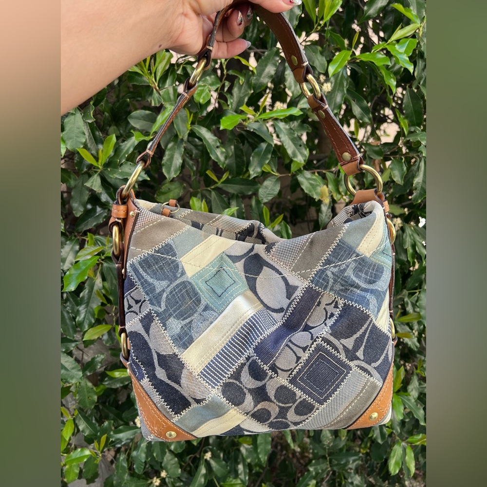 Coach 2008 Carly Patchwork denim - image 3